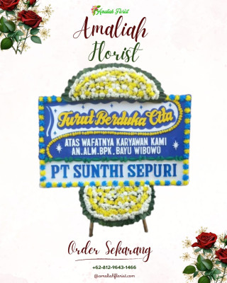 Papan Bunga Duka di Bekasi