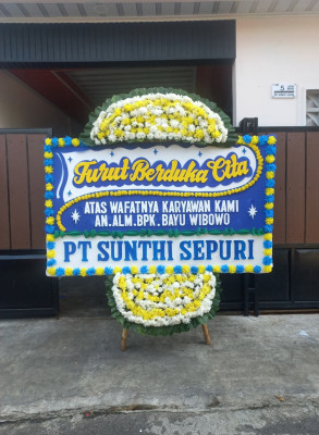 Papan Bunga Duka di Bekasi